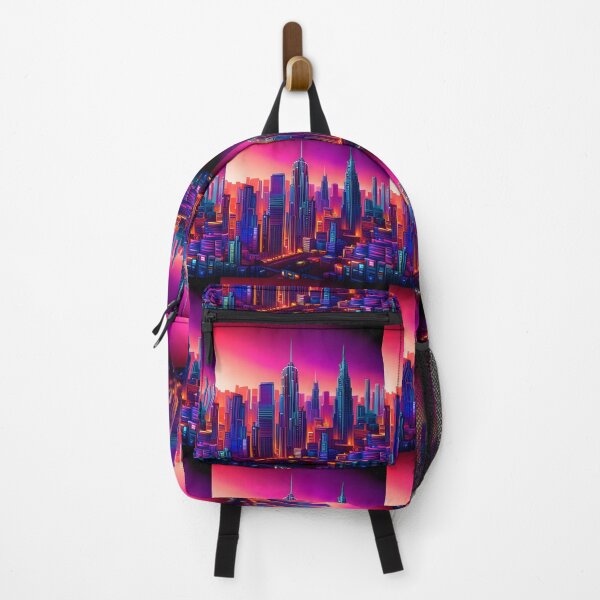 Item preview, Neon Night Cityscape 003 designed and sold by tpixx.