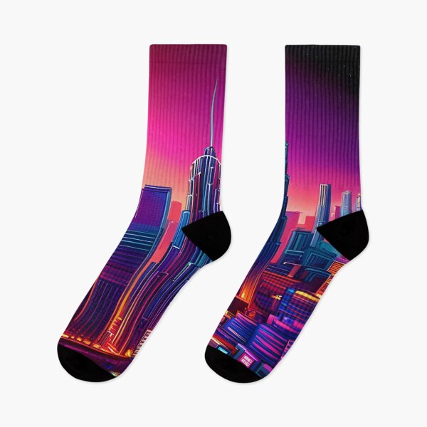 Item preview, Neon Night Cityscape 003 designed and sold by tpixx.