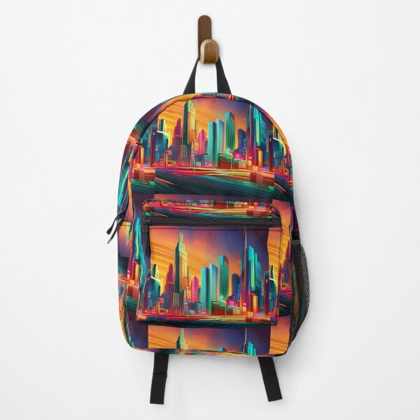 Item preview, Neon Night Cityscape 004 designed and sold by tpixx.