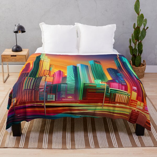 Item preview, Neon Night Cityscape 004 designed and sold by tpixx.