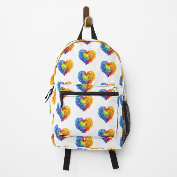 Item preview, Colorful Exploding Rainbow Heart designed and sold by Earth Nature Creations.