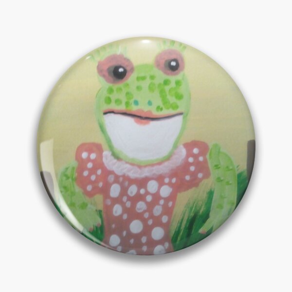 Item preview, Freda the frog designed and sold by Bevhughesart.