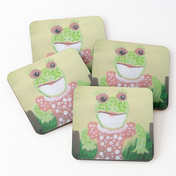 Item preview, Freda the frog designed and sold by Bevhughesart.