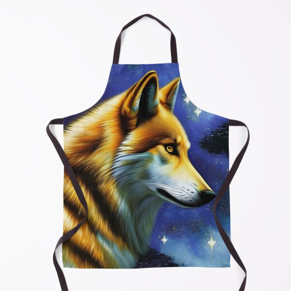 Aperçu de l'œuvre Star Wolf, empâtement, Ai Generated Art créée et vendue par ACC .