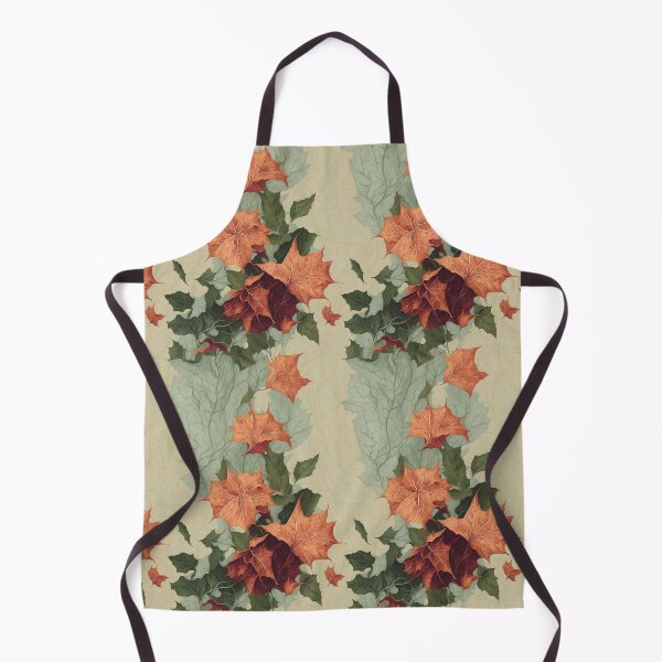 Item preview, Vintage autumn leaves pattern 3 designed and sold by VarnaChitra.