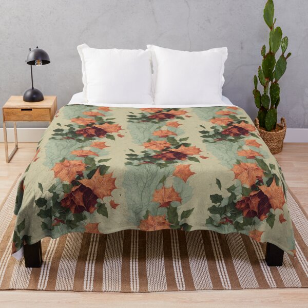 Item preview, Vintage autumn leaves pattern 3 designed and sold by VarnaChitra.