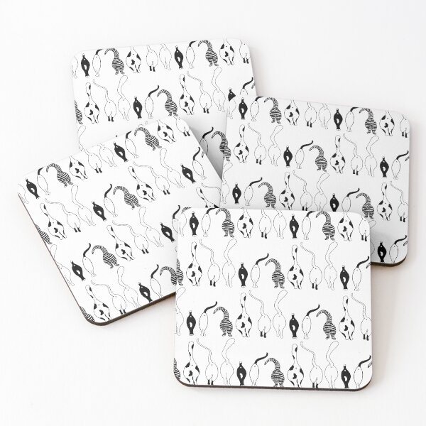 Item preview, Cat Butts Pattern designed and sold by ajoymoon.