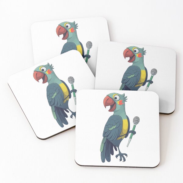 Item preview, Parrot the Singer designed and sold by Ayzenstickers.