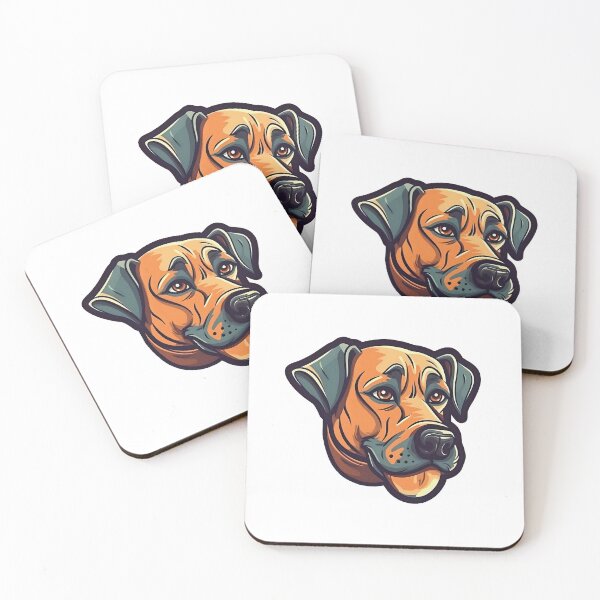 Item preview, Concentrated cartoon dog head logo. Big dog designed and sold by KristinaNEL.
