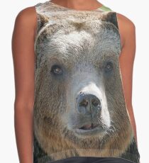 Bear, bear's face, forest bear, terrible bear, bear-to-beard Contrast Tank