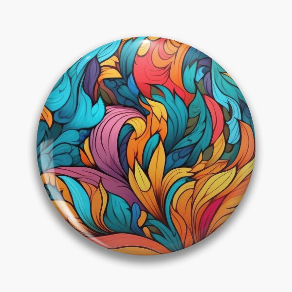 Item preview, Colorful Lines and Florals designed and sold by BaysparksMedia.