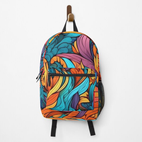 Item preview, Colorful Lines and Florals designed and sold by BaysparksMedia.