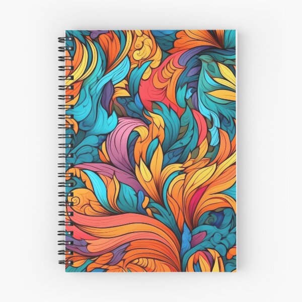 Item preview, Colorful Lines and Florals designed and sold by BaysparksMedia.