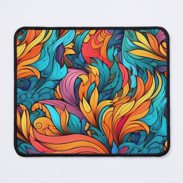 Item preview, Colorful Lines and Florals designed and sold by BaysparksMedia.