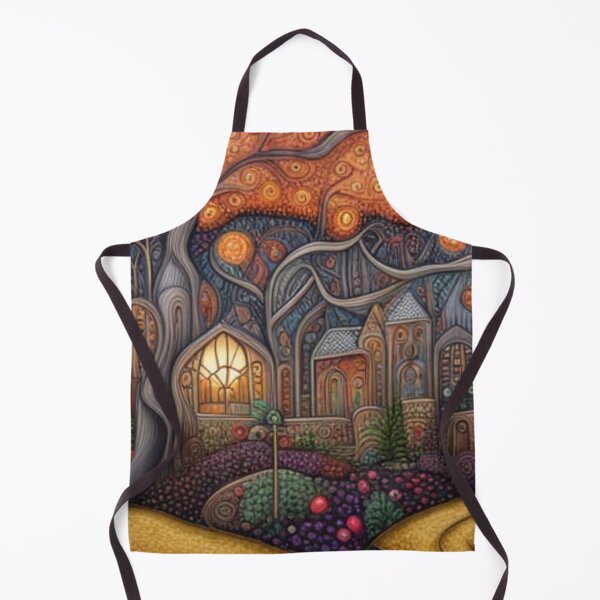 Item preview, Fairytale Woodland Folk Art Cottages designed and sold by EpicFoxArt.