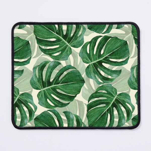 Desk Mat Green Plant Leaf Large Mouse Pad Desk Pad Tropical Boho