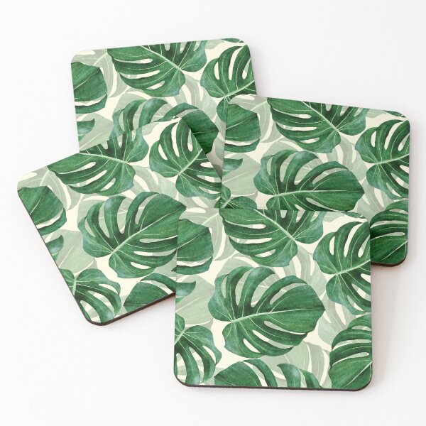 Item preview, Green Tropical Monstera Leaves designed and sold by Eng-Sun.