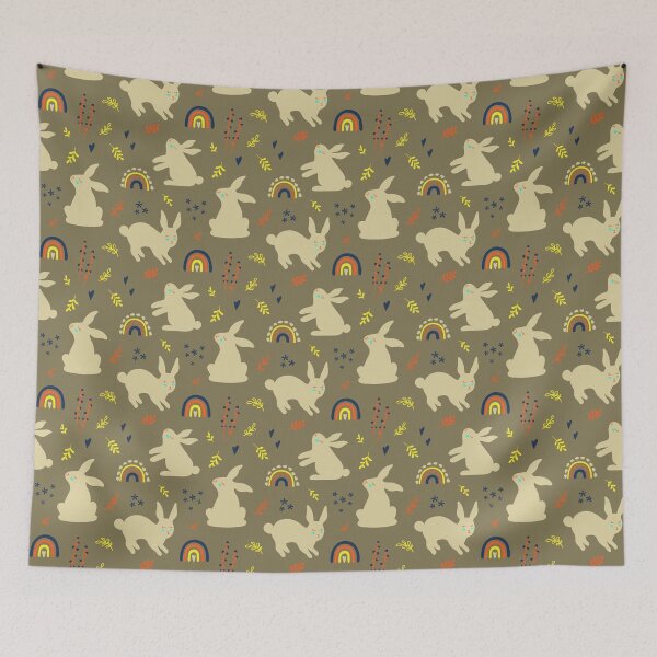 Item preview, Cute Bunnies Clipart designed and sold by Happy-Karma.