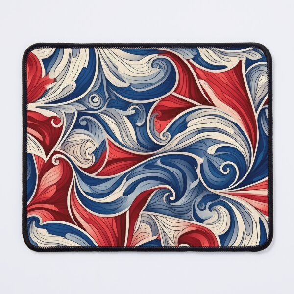 Item preview, Abstract Red White Blue American designed and sold by BaysparksMedia.