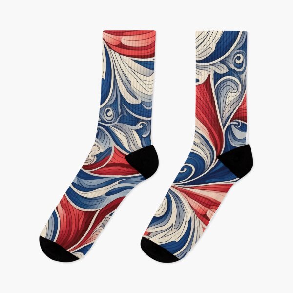 Item preview, Abstract Red White Blue American designed and sold by BaysparksMedia.