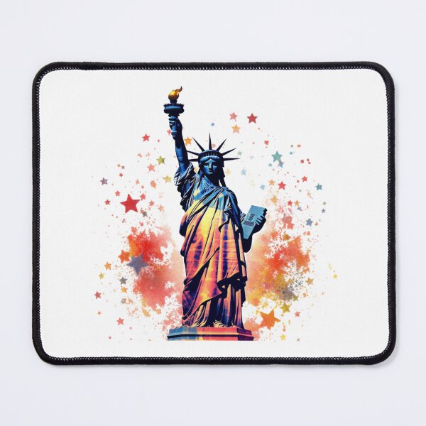 Item preview, Vibrant and Colorful Statue of Liberty designed and sold by minjagoods.