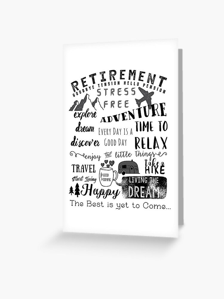 Carte De Vœux Vetements De Retraite Par Crazycanonmom Redbubble