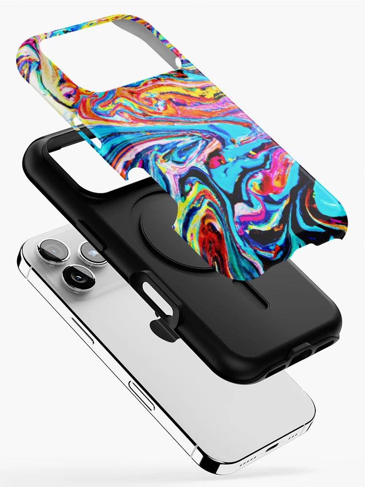 Thumbnail 2 of 4, iPhone Case, Colorful Abstract Pattern designed and sold by Health And Fitness Posts e-Store.