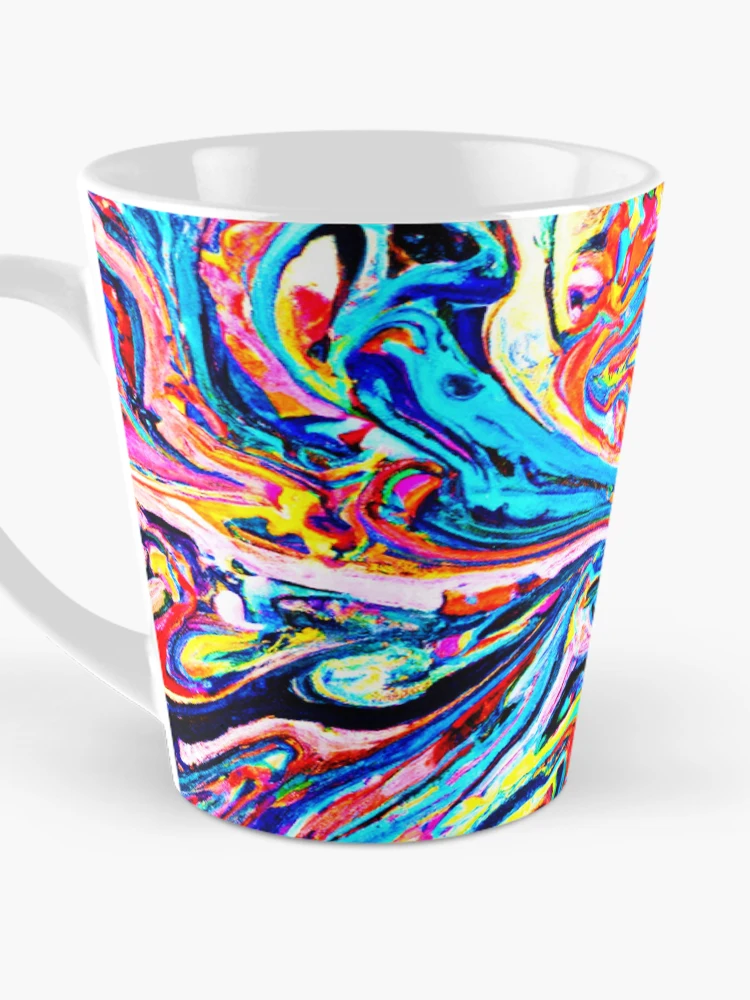 Thumbnail 3 of 4, Coffee Mug, Colorful Abstract Pattern designed and sold by Health And Fitness Posts e-Store.