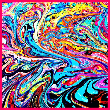 Artwork thumbnail, Colorful Abstract Pattern by Health And Fitness Posts e-Store