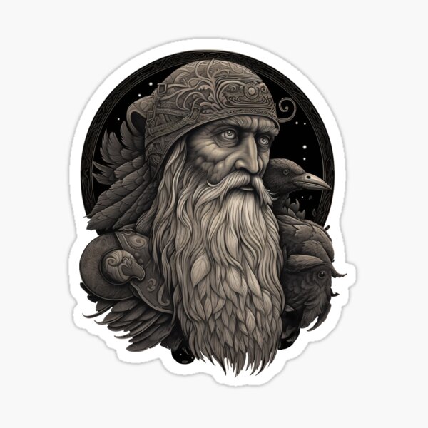 Odin profile Sticker