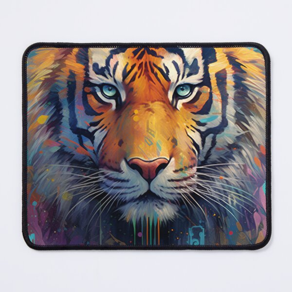 Item preview, psychedelic tiger designed and sold by R&B Art and design.