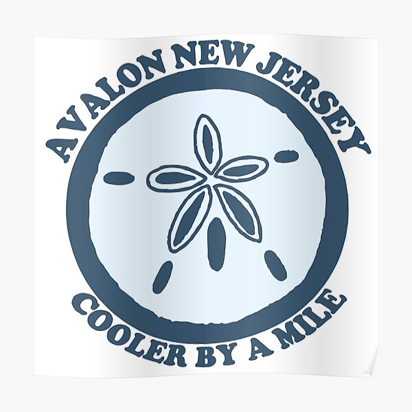 "Avalon New Jersey." Poster by ishore1 Redbubble