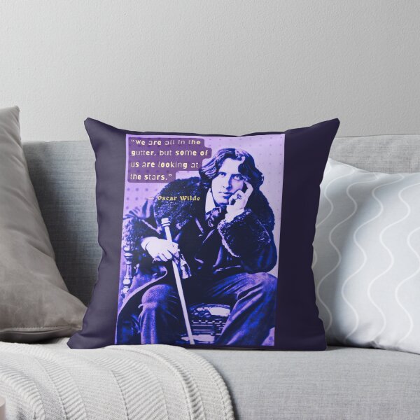 Item preview, Copy of Oscar Wilde portrait and quote: We are all in the gutter, but some of us are looking at the stars designed and sold by artbleed.