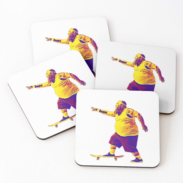 Item preview, Fat skaterboarder popart design - perfect gift for skaters, tshirt, hoodie, cap and more designed and sold by Fanaticos.