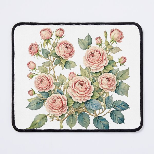 Item preview, Delicate Tudor Roses garden. Floral pattern. Botanical pattern. designed and sold by DO-artbyDeliaO.