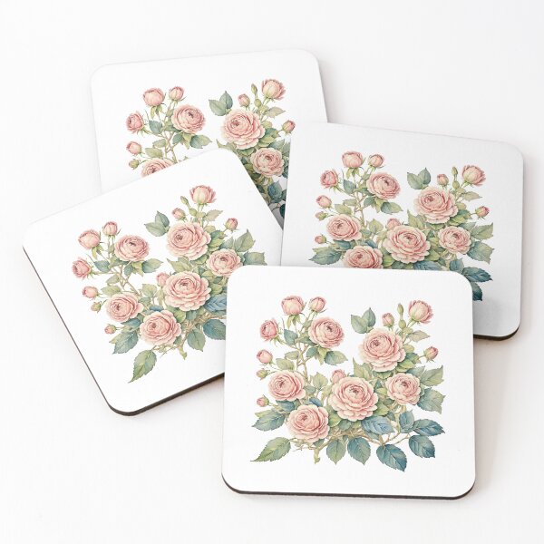 Item preview, Delicate Tudor Roses garden. Floral pattern. Botanical pattern. designed and sold by DO-artbyDeliaO.