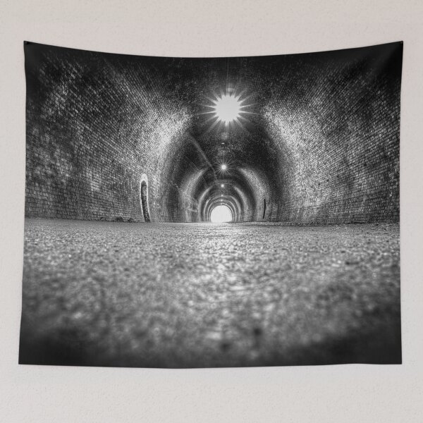 Item preview, Ashbourne Train Tunnel, Derbyshire, England, Black And White designed and sold by Paul Thompson Photography.
