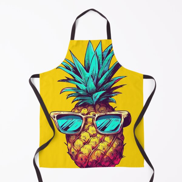 Item preview, Summer pineapple in sunglasses designed and sold by TomFrontierArt.