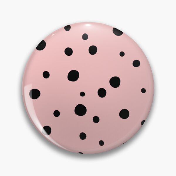 Item preview, Dots black cute abstract geometric pink pattern  designed and sold by Yana Mustafina | Boho Soulful Designs.