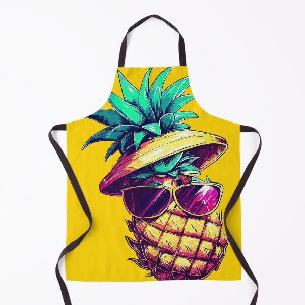Item preview, Summer pineapple in sunglasses and hat designed and sold by TomFrontierArt.
