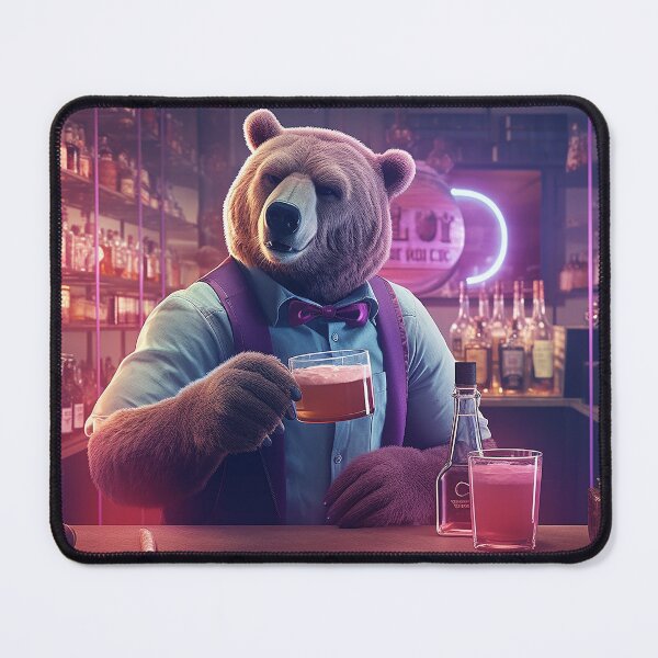 Item preview, Bear Bartender designed and sold by PyramidSchmear.