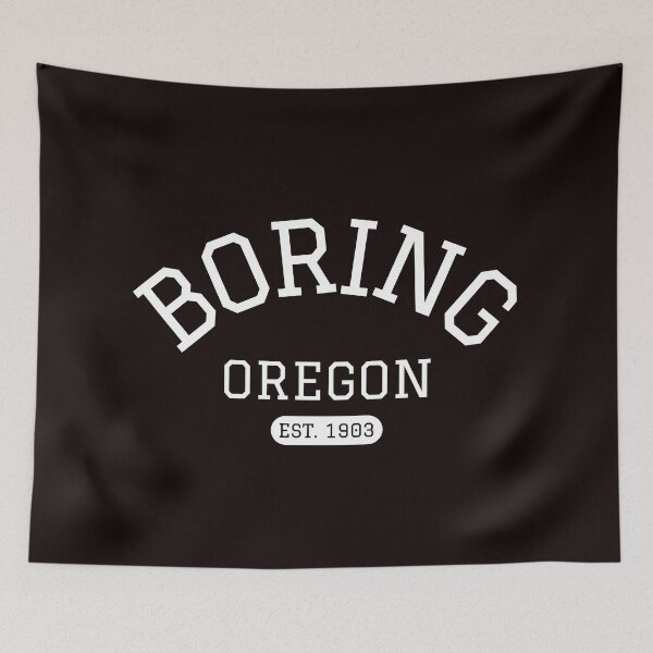 Item preview, Boring Oregon Vintage Design designed and sold by KickerCreations.