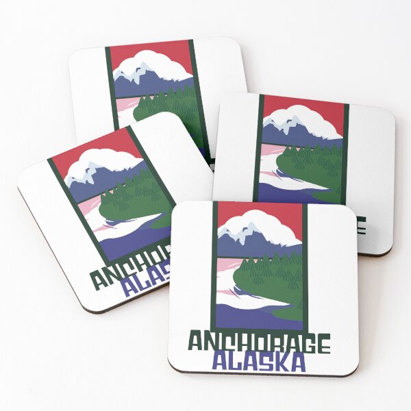 Item preview, Anchorage Skyline designed and sold by Clever City Creations | where beyond apparel.