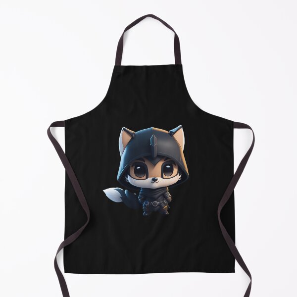 Item preview, Very Cute Ninja Wolf Digital Art designed and sold by ChibiArtline.