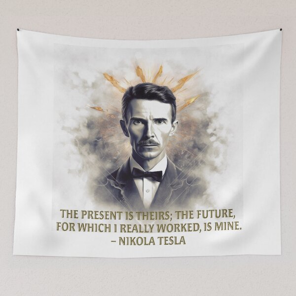 Item preview, The future, is mine. Nikola Tesla designed and sold by Plumtree81.