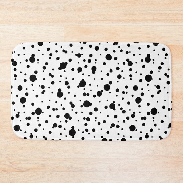 Item preview, Dots black cute ornate abstract geometric pattern  designed and sold by Yana Mustafina | Boho Soulful Designs.