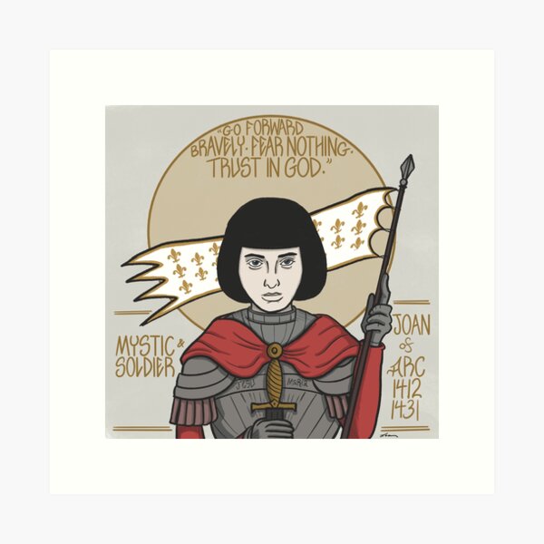 Item preview, Joan of Arc (1412-1431), Mystic & Soldier designed and sold by LansingCreative.