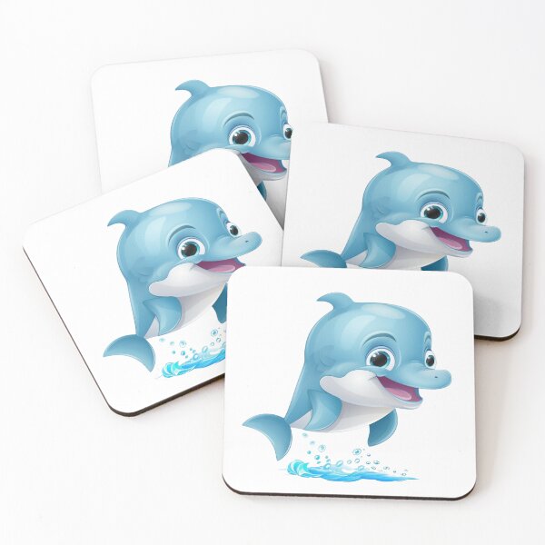 Item preview, Small dolphin jumping through the seas designed and sold by DigitalPixelize.