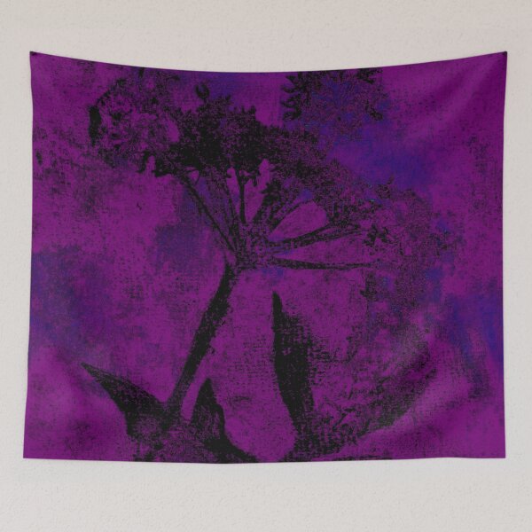 Item preview, Cow Parsley Neon Purple- Wild Flower Range designed and sold by BenitaJayne.