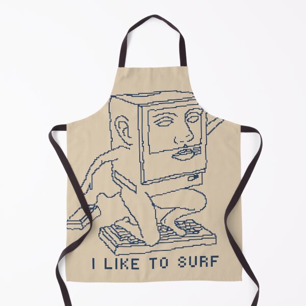 Item preview, I Like To Surf - Funny Retro 1bit Pixelart designed and sold by pxlboy.